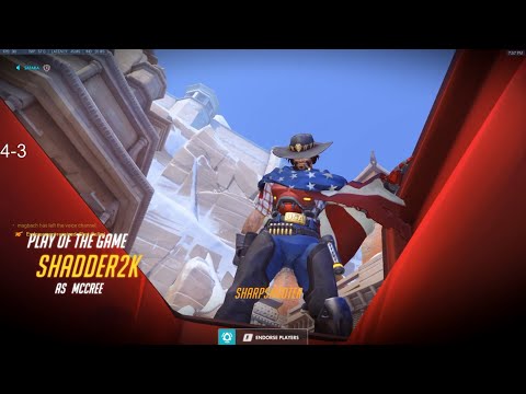 Overwatch Shadder2k Playing Like F.cking Human Aimbot -Soldier & Mccree-