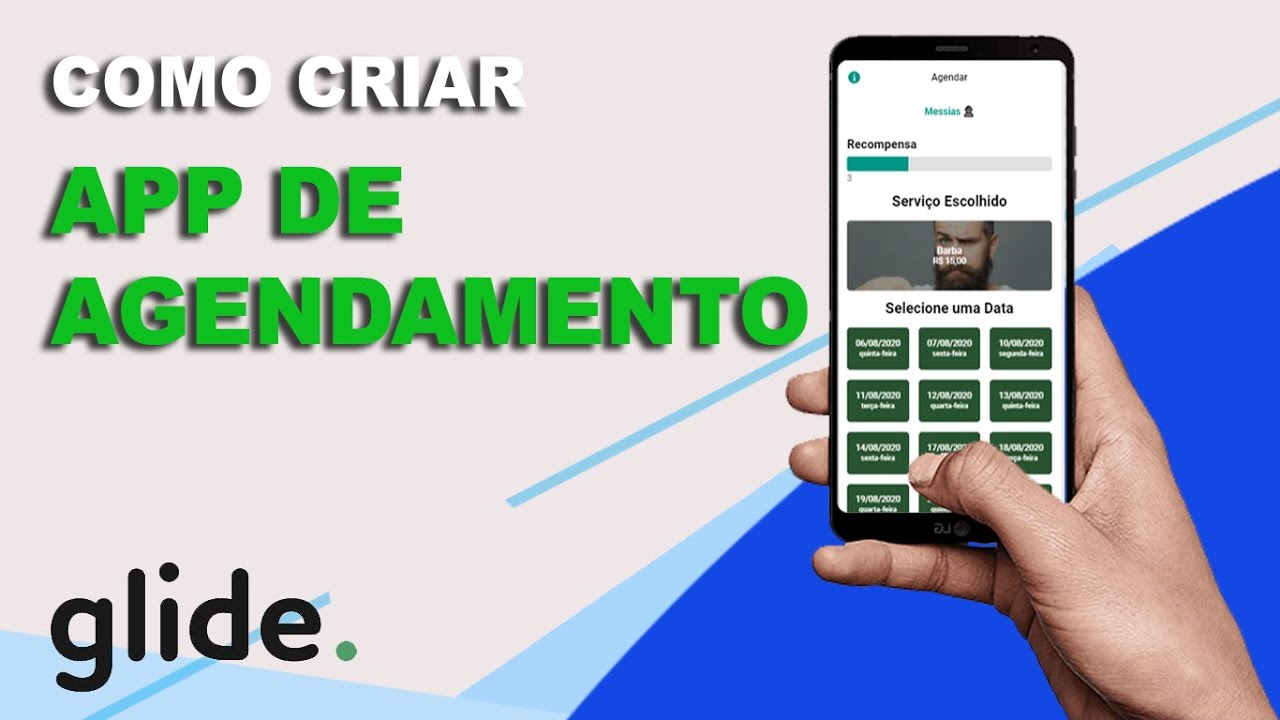 #01 FAÇA SEU APLICATIVO DE AGENDAMENTO GRÁTIS - GLIDEAPP