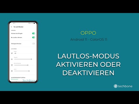 Lautlos-Modus ein-/ausschalten - Oppo [Android 11 - ColorOS 11]
