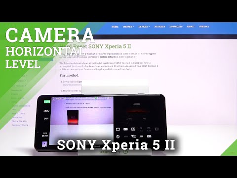How to Manage Camera Leveler in SONY Xperia 5 II – Find Leveler Line