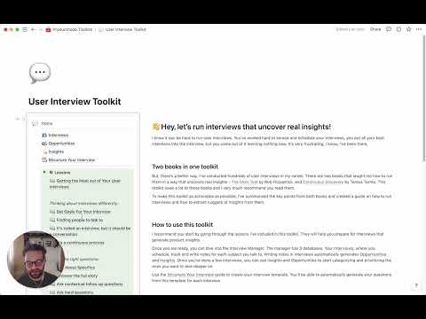 User Interview Toolkit | Prototion | Buy Notion Template