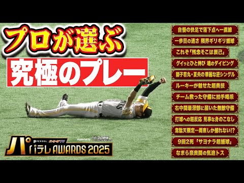 【事前公開】パテレアワード 2025『プロが選ぶ究極プレー賞』【supported by プロ野球 ファンスターズリーグ】