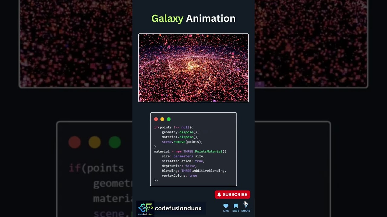 Galaxy Animation  #Programme #html #css #html5 #css3 #csstricks #cssanimation #learnhtml #learncss