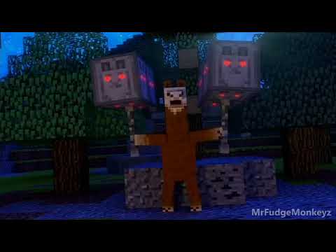 Annoying Villagers - Steve the Llama and Eddie the Enderman Fight Scenes