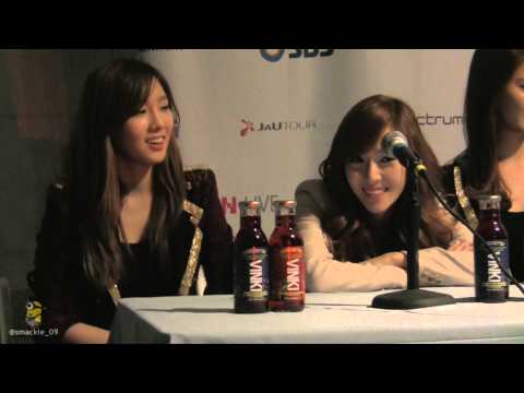 121110 SBS Concert SNSD Fanmeet (Taengsic Fancam)