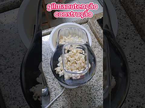 como usar corretamente a #pipoqueira elétrica na Obra ou em casa #gilmanutençãoconstrução #pipoca