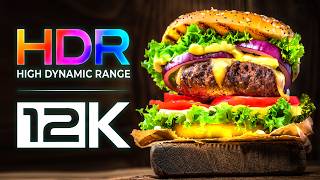 12K HDR Collection Of Delicious FOOD Dishes 8K VIDEO HDR 60FPS (Ultimate OLED TV Test) Dolby Vision™