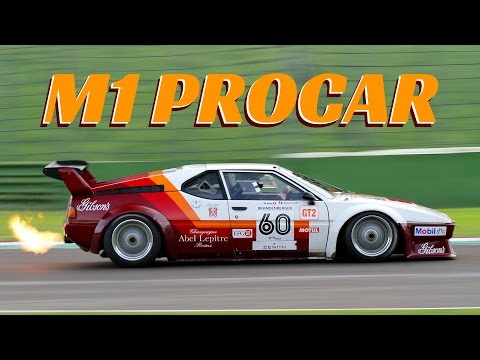 1979 2x BMW M1 Procar in action - EPIC Flames & Pure Sound!