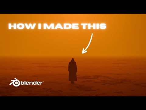 Recreating a scene from Blade Runner 2049 using Blender 3D | EP 01