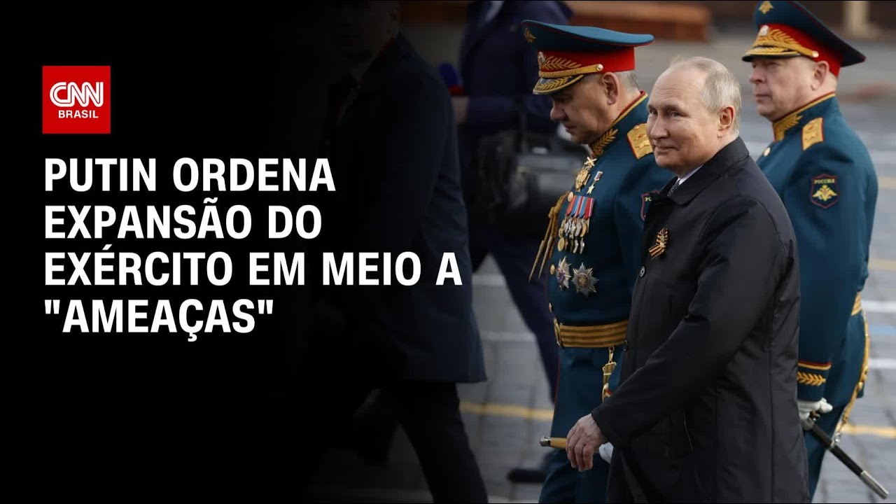 Putin ordena expansão do exército em meio a “ameaças” | LIVE CNN