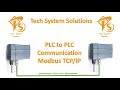 PLC To PLC Communication L Modbus TCP IP L TIA Portal L Siemens