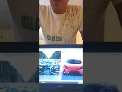 Bugatti Chiron vs Tesla Roadster