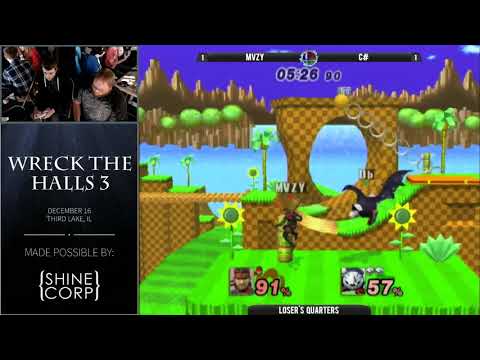 Mvzy (Snake) vs C# (Meta Knight) - Wreck the Halls 3 PM Loser's Quarters