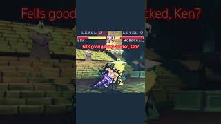 Feels good getting shocked, Ken? You should thank me for the wake-up call.電撃を食らう気分はどうだ、ケン？目が覚めただろ。