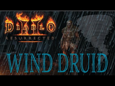 D2R TANK MF WIND DRUID GUIDE AND GAMEPLAY - TORNADO/NADO/HURRICANE/ELEMENTAL DRUID - LANFEAR'S D2R