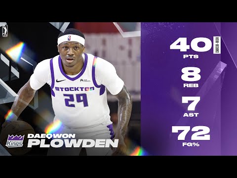 Daeqwon Plowden Erupted For CAREER-HIGH 40 PTS In Kings Victory!