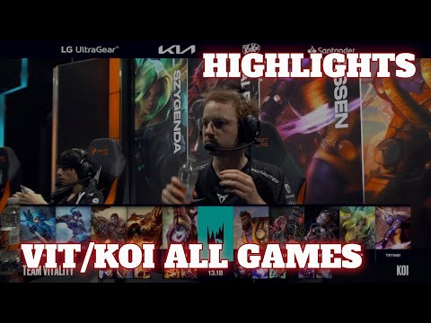 VIT vs KOI - All Games Highlights (Bo3) | Round 2 LEC Winter 2023 Groups | Vitality vs KOI