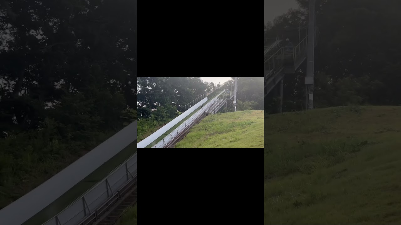 久しぶりに飛んだ #元スキージャンプ部 #スキージャンプ