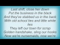 Richard Thompson - Last Shift Lyrics