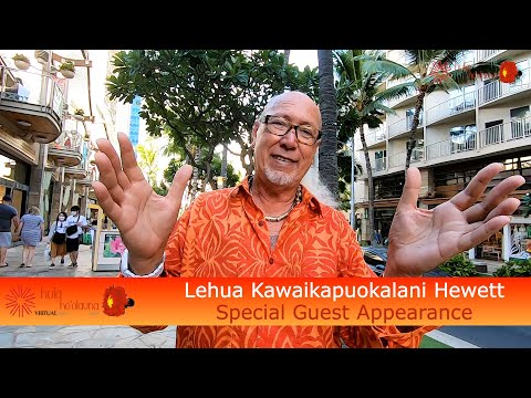 レフア・カヴァイカプオカラニ・ヒューエットとクム・ブレイン・カマラニ・キアによるフラショー2022（ワイキキビーチウォーク特別ステージにて）