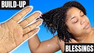 Watch Me Remove Product Buildup From Type 4 Natural Hair w/ This AMAZING Curly Hair Wash Day Routine
