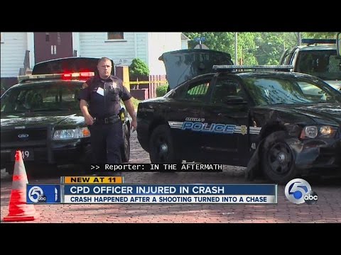 CPD officer injured in crash