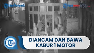 Viral Video Emak-emak Adang Pencuri Motor & Diancam dengan Sajam, Pencuri Bawa Kabur 1 Motor