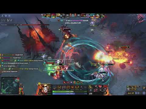 Rampage feats TLN.23savage on Shadow Fiend