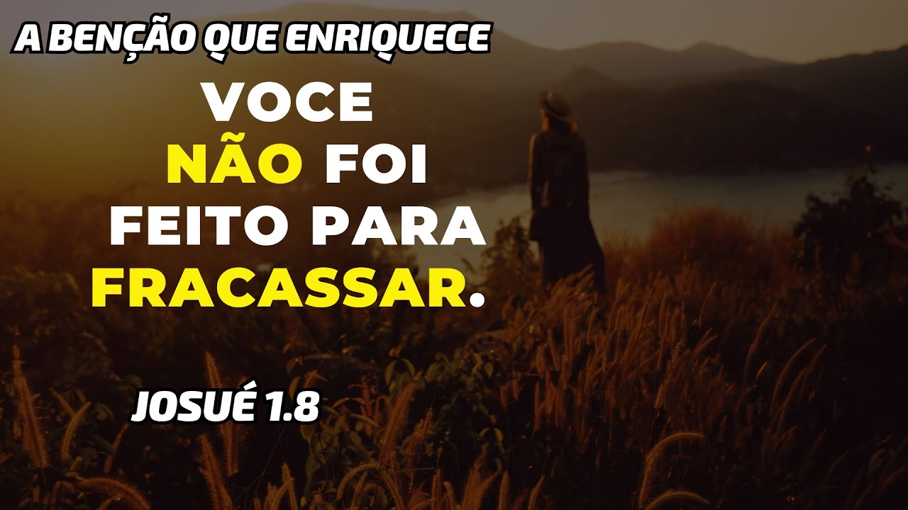 VOCÊ NÃO FOI FEITO PARA FRACASSAR