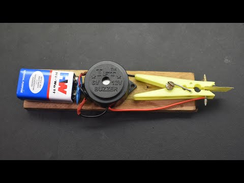 How to Make a Simple Door Alarm | DIY home security alarm | DM