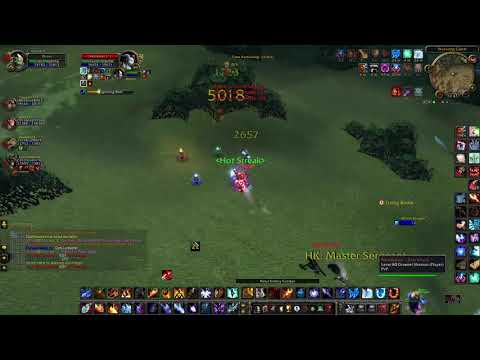 1 vs 3 - Dico, fire mage pvp WOTLK Icecrown (Warmane)