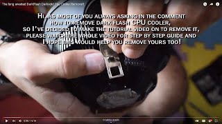 The long awaited DarkFlash Darkvoid Cpu Cooler Removal!