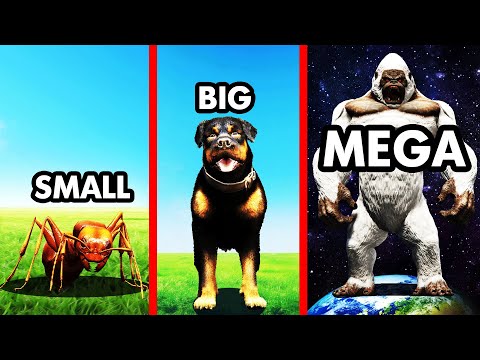 From SMALLEST To BIGGEST ANIMAL (GTA 5)