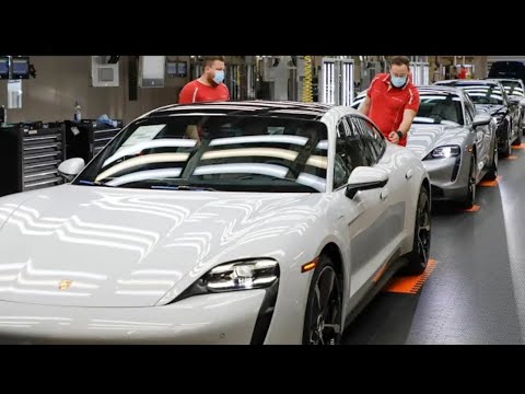 Porsche-taycan production in Germany 🔧|#luxury #porsche #porschetaycanturbos