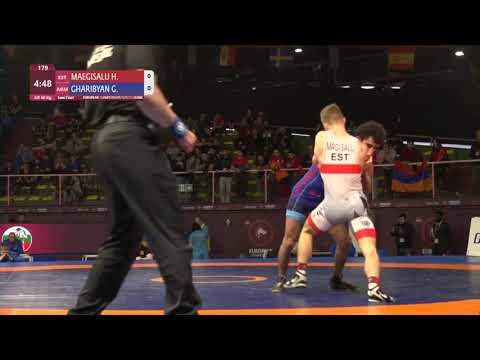 1/2 GR - 60 kg: H. MAEGISALU (EST) v. G. GHARIBYAN (ARM)