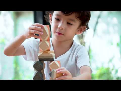 Slide 7 - Geo Stacking Rocks, 6 Pieces (video)