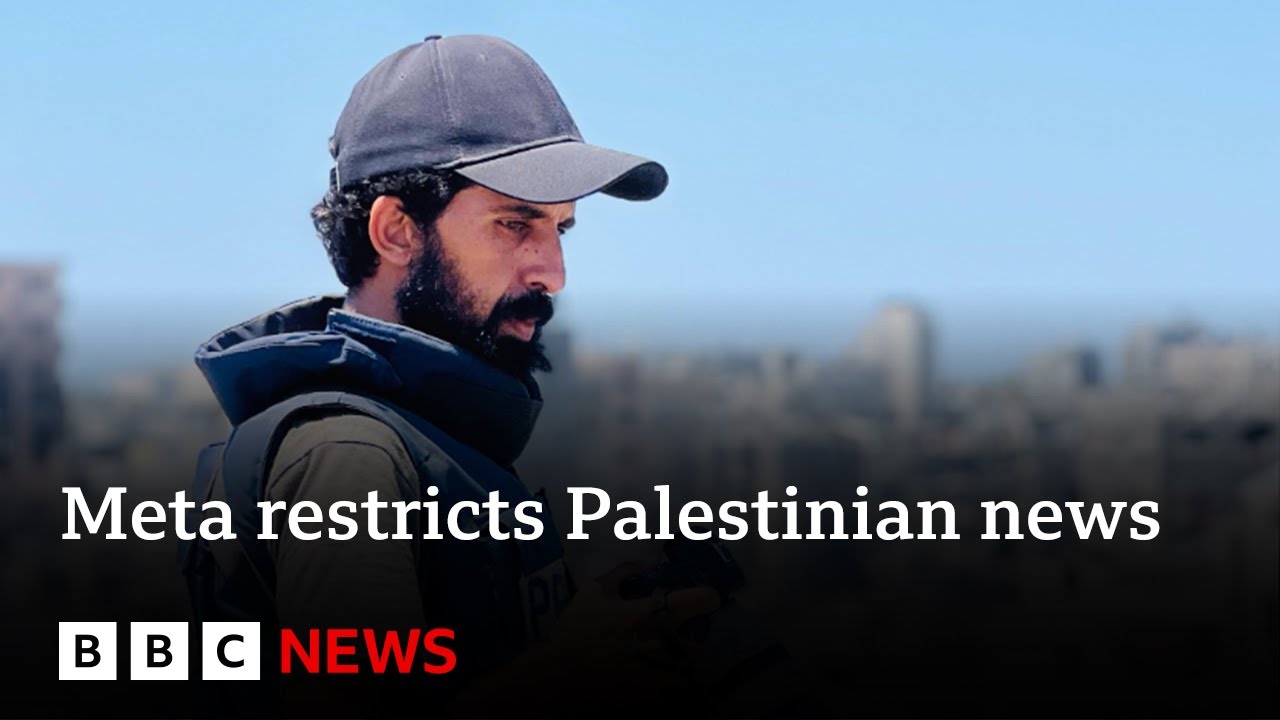 How Meta restricted news in Palestinian territories | BBC News