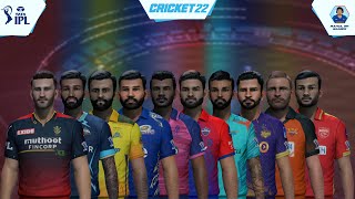 How To Play IPL 2022 With Real Teams, Schedule & Stadiums - Cricket 22 New Update - RahulRKGamer