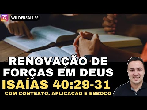 RENEWAL OF STRENGTH IN GOD: Discover the Power of Isaiah 40:29-31