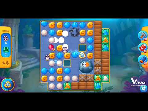 Fishdom. 9035 level no boosters and diamonds. 13 moves