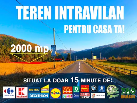 Teren intravilan de 2000 mp - Bradet, Sacele, Brasov