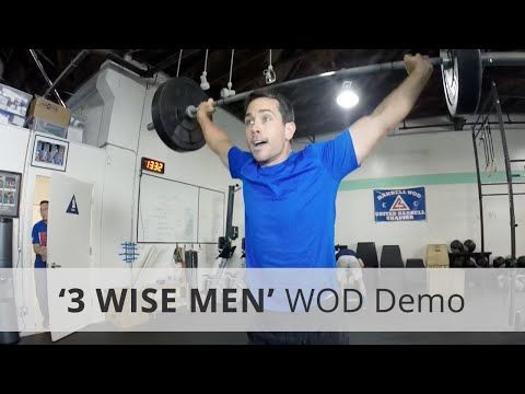 "THREE WISE MEN" CrossFit WOD Demo - 162 Reps Rx