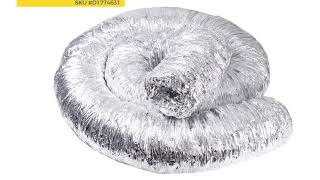 Glass Wool Insulated Duct – 8” Diameter – 10 M Length