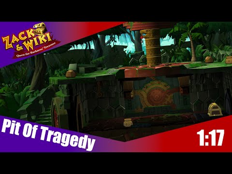 [CURRENT WR] Zack & Wiki Pit Of Tragedy Speedrun: 1:17 | Tied With TAS