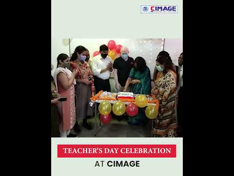 Cake Cutting | Teacher's Day Celebration at CIMAGE Group of Institutions