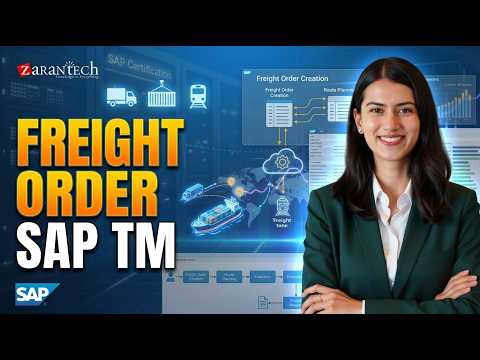 Freight Order Creation and Change Controller Strategy in SAP S 4HANA TM with LBN ZaranTech