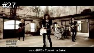 My Top 40 J-Rock/J-Pop [August 2014]