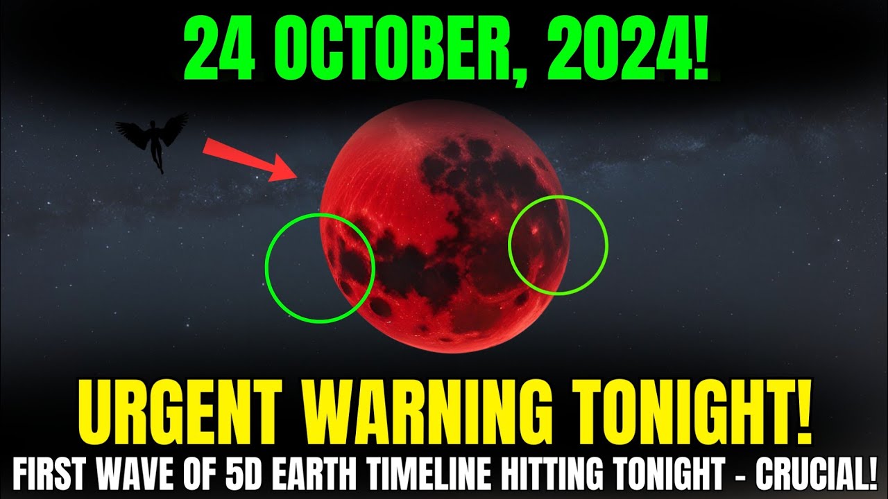 TONIGHT! 🚨 October 24, 2024 - 5D Earth Timeline Shift BEGINS ! Prepare for the First Wave NOW!