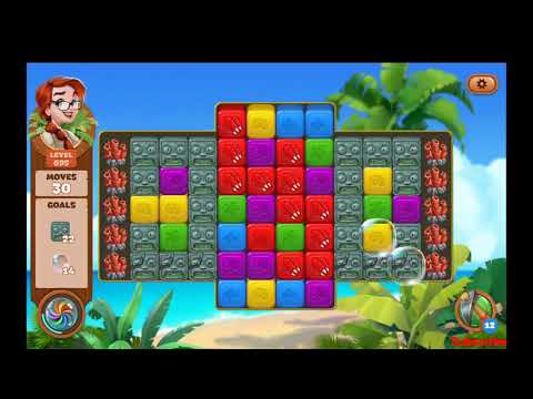 Lost Island Blast Adventure Level 695 NO BOOSTERS - A S GAMING