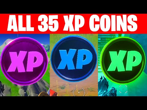 All 35 XP COINS LOCATIONS IN FORTNITE SEASON 3 Chapter 2 (WEEK 1-3)